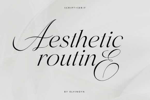 Aesthetic Routine Duo: The Perfect Handwritten Typeface for Creators