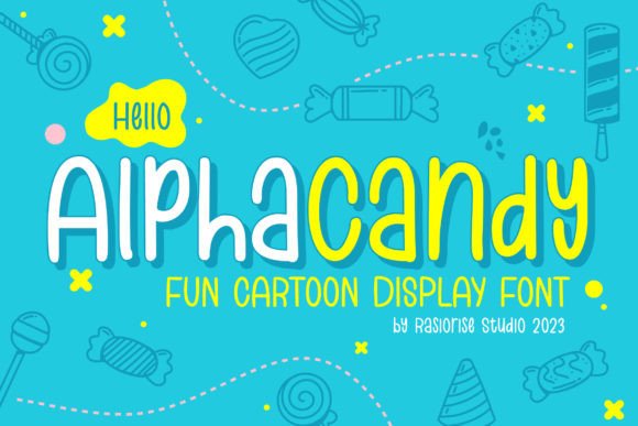Alpha Candy: A Sweet Display Typeface for Digital Branding