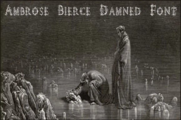 Ambrose Bierce Damned: A Display Typeface for Dark Digital Experiences