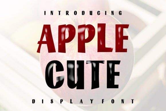 Apple Cute: The Joyful Display Font for Modern Web Design