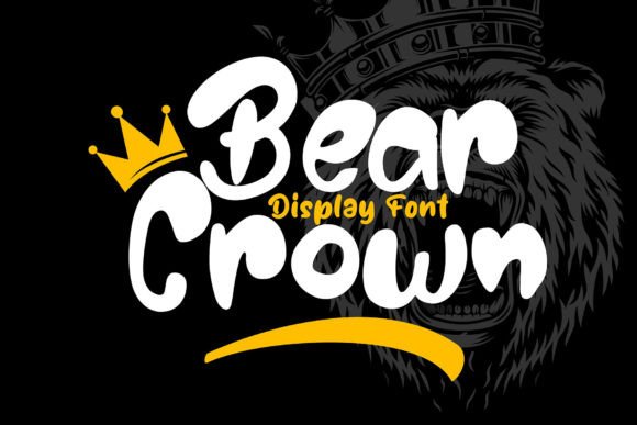 Bear Crown: The Whimsical Display Font for Modern Web Design