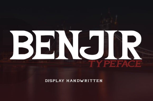 Benjir Typeface Review: A Display Handwritten Font for Modern Brands