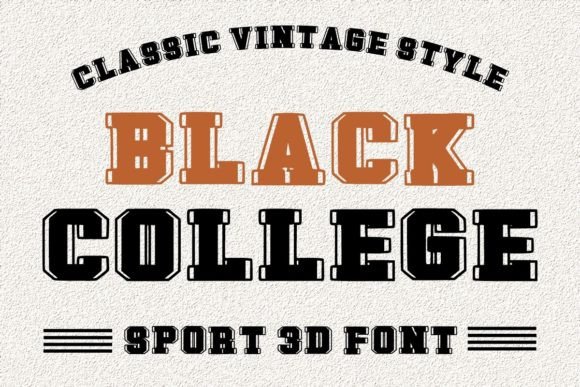 Black College: The Perfect Display Font for Handmade Brands