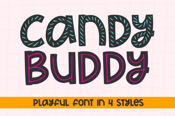 Candy Buddy: The Playful Typeface for Handmade Branding