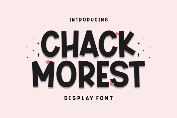 Chack Morest: The Sweet Display Font for Authentic Brand Identities