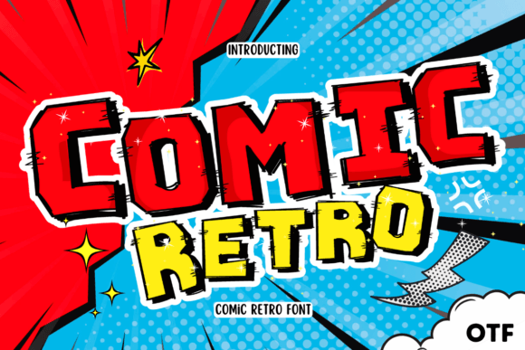 Comic Retro: The Perfect Display Font for Handmade Shop Branding