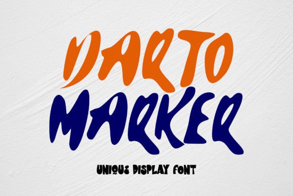 Darto Marker: The Quirky Display Font for Bold Campaigns