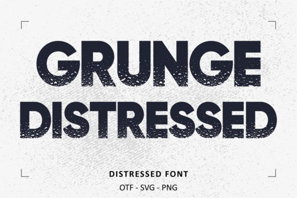 Distressed Typeface: The Rugged Edge for Bold Branding