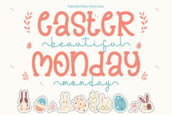 Easter Monday Duo: The Perfect Creative Font for Seasonal Crafts