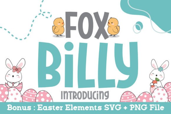 Fox Billy: A Playful Display Font for Bold Editorial Design
