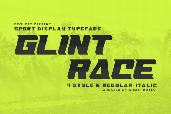 Glint Race: The Dynamic Display Typeface for Modern Editorial Design