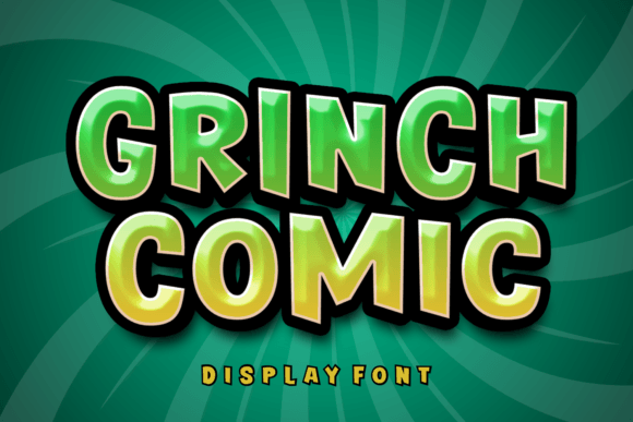Grinch Comic: A Joyful Display Font for Creative Branding