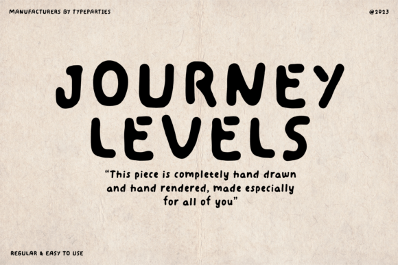 Journey Levels: The Organic Display Font for Scroll-Stopping Visuals