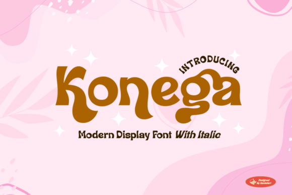 Konega: The Handcrafted Display Font for Modern Branding Projects