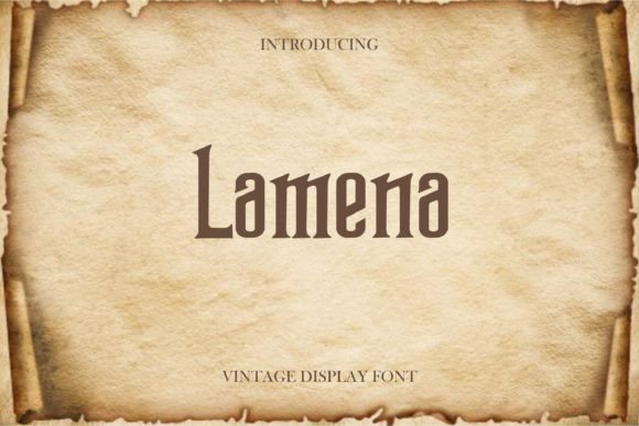 Lamena: The Bold Typeface That Elevates Your Brand Identity