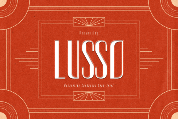 Lusso: The Gatsby-Era Display Font for Modern Editorial Design