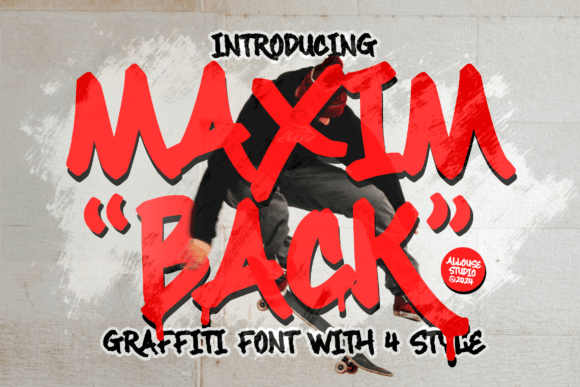 Maximback: A Graffiti Typeface That Transforms Digital Branding