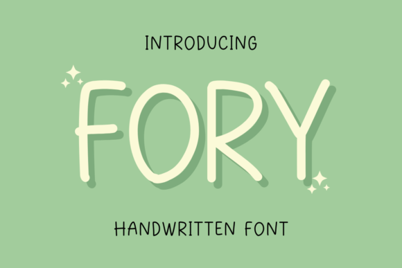 Meet Fory: The Quirky Handwritten Typeface That Elevates Your Craft Shop