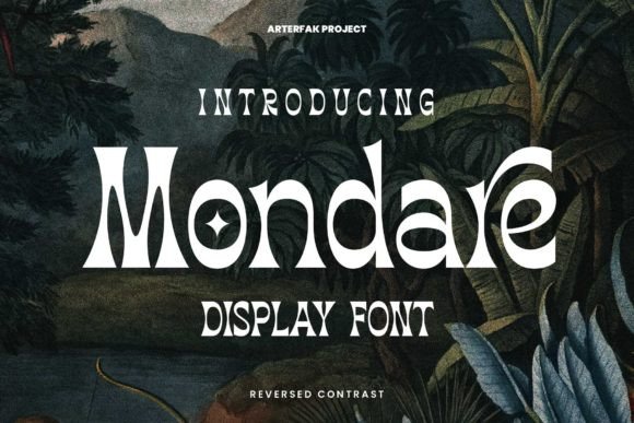Mondare Display Font: A Timeless Typeface for Digital Branding