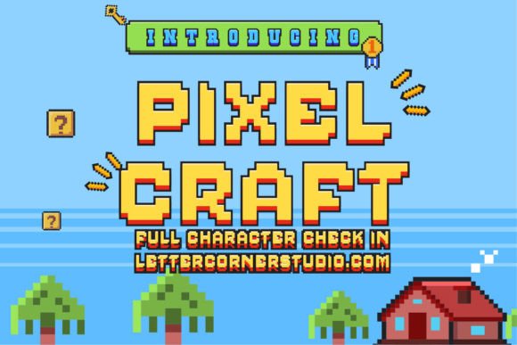 Pixelcraft: The Retro Display Font That Elevates Small Business Branding