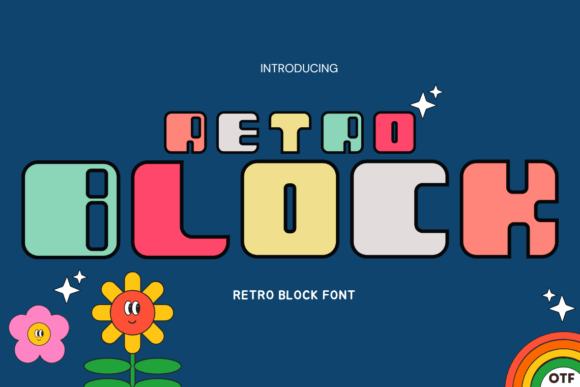 Retro Block: A Modern Display Typeface for Bold Web Design
