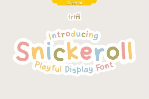 Snickeroll: The Playful Typeface That Brings Handmade Goods to Life