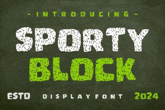 Sporty Block: The Bold Display Typeface for Impactful Web Design