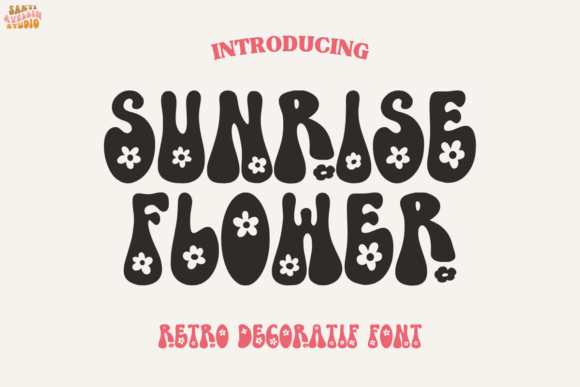 Sunrise Flower: The Retro Display Font for Modern Web Design
